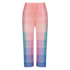 Pleats Please Pink Trousers - Cropped Trousers Women
